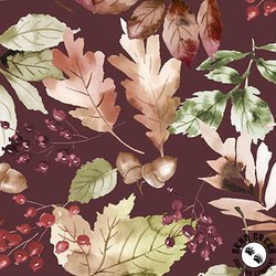 Maywood Studio Rustle Forest Floor Maroon/Multi