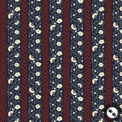 Windham Fabrics Duchess Petal Course Navy Windham Fabrics Duchess Petal Course Navy