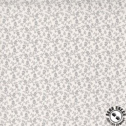 Moda Itty Bitty Background Gatherings Flower Vines Small Floral Grey Moda Itty Bitty Background Gatherings Flower Vines Small Floral Grey