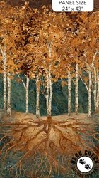 Northcott Stonehenge Rooted Panel Teal/Multi Northcott Stonehenge Rooted Panel Teal/Multi