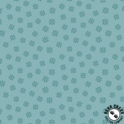 Marcus Fabrics Woolly Whims Daisy Seafoam