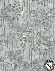 Wilmington Prints Polaris Batiks Raining Florals Gray