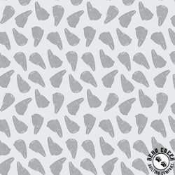 Clothworks Forest Ferns Hares Mist Gray Clothworks Forest Ferns Hares Mist Gray
