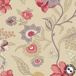Andover Fabrics Wildflower Cottage Wildflowers Linen