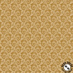 Riley Blake Designs Christmas Greetings Scroll Gold Riley Blake Designs Christmas Greetings Scroll Gold
