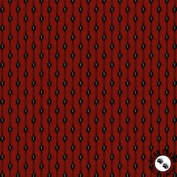 Andover Fabrics Carolina Dotty Stripe Red Andover Fabrics Carolina Dotty Stripe Red
