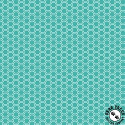 Maywood Studio Kimberbell Basics Honeycomb Teal Maywood Studio Kimberbell Basics Honeycomb Teal