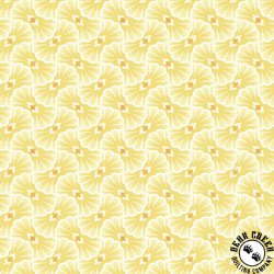 P&B Textiles Koi Pond Lily Pad Geo Yellow