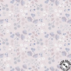 Lewis and Irene Fabrics Evenfall Night Garden Light Dusky Pink Lewis and Irene Fabrics Evenfall Night Garden Light Dusky Pink