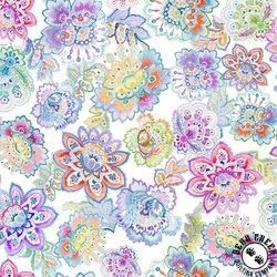 In The Beginning Fabrics Daydreams Small Floral Multi In The Beginning Fabrics Daydreams Small Floral Multi