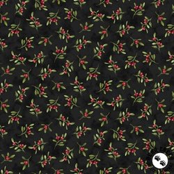 Henry Glass Hollyville Manor Mistletoe Toss Black Henry Glass Hollyville Manor Mistletoe Toss Black