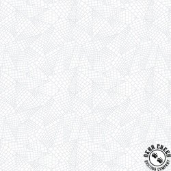 Henry Glass Quilters Flour IV Geometric Lines White on White