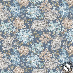 Riley Blake Designs Blue Escape Coastal Floral Colonial