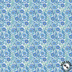 Andover Fabrics Thousand Steps Anemone Ivory Andover Fabrics Thousand Steps Anemone Ivory