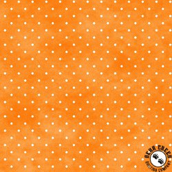 Maywood Studio Playtime Flannel Tiny Dot Orange