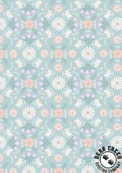 Lewis and Irene Fabrics Honey Sweet Flowers Blue Lewis and Irene Fabrics Honey Sweet Flowers Blue