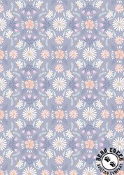 Lewis and Irene Fabrics Honey Sweet Flowers Soft Lilac