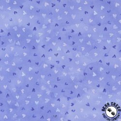 Moda Delphinium Light Hearts Bluebell Moda Delphinium Light Hearts Bluebell