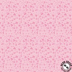 P&B Textiles Whimsy II Tonal Vines Pink