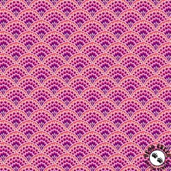 Andover Fabrics Luxe Scallop Pink Andover Fabrics Luxe Scallop Pink
