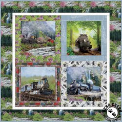 Steam in the Spring II Free Quilt Pattern Steam in the Spring II Free Quilt Pattern