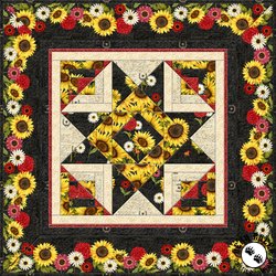 Sunset Blooms Free Quilt Pattern Sunset Blooms Free Quilt Pattern