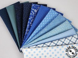 Kimberbell Basics and Beautiful Basics Extra Wide Strip Pack - ROYAL BLUES