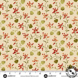 Andover Fabrics Autumn Woods Bittersweet Cream