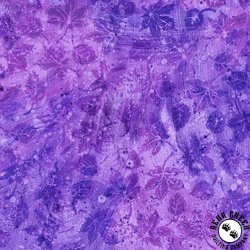 QT Fabrics Flourish Purple