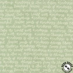 Moda Kindness Kind Words Sage Moda Kindness Kind Words Sage