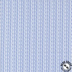 Moda Memory Lane Ric Rac Stripe Blue Moda Memory Lane Ric Rac Stripe Blue