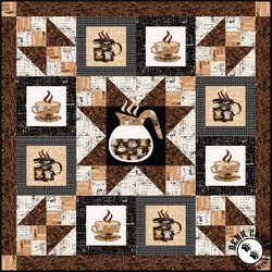 Coffee Connoisseur Cup of Joe Free Quilt Pattern