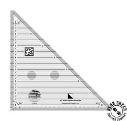 Creative Grids 45 Degree Half-Square Triangle Ruler Creative Grids 45 Degree Half-Square Triangle Ruler