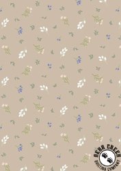 Lewis and Irene Sky Garden Scattered Sprig Taupe Lewis and Irene Sky Garden Scattered Sprig Taupe