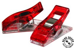 Clover Wonder Clips 10 Pack - RED