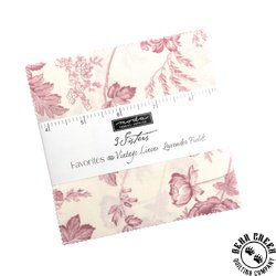 Vintage Linens Lavender Fields Charm Pack by Moda