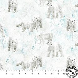 Northcott Tundra Crossing Polar Bears White