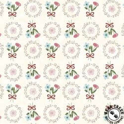 Henry Glass Pocketful of Posies Words Cream Henry Glass Pocketful of Posies Words Cream