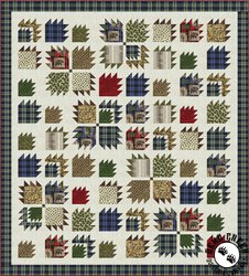 Lakehouse Forest Tracks Free Quilt Pattern