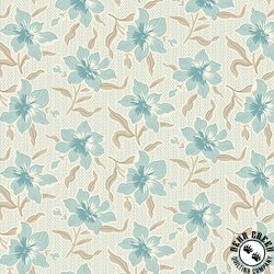 Andover Fabrics Sewing Bird Lilly Water