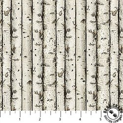 Northcott Naturescapes Wilderness Birch Logs Beige/Multi Northcott Naturescapes Wilderness Birch Logs Beige/Multi