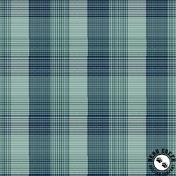 Henry Glass The Mountains are Calling Window Pane Plaid Teal Henry Glass The Mountains are Calling Window Pane Plaid Teal