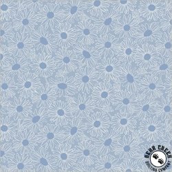 Windham Fabrics Front Porch Daisy Field Powder Blue