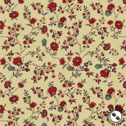 Windham Fabrics Duchess Blooming Vine Parchment Windham Fabrics Duchess Blooming Vine Parchment