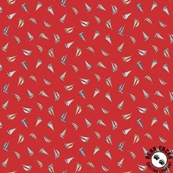 Andover Fabrics High Tide Sail Away Red Andover Fabrics High Tide Sail Away Red
