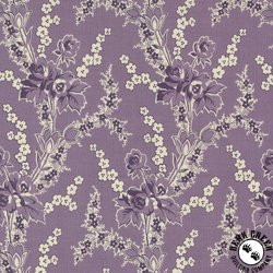 Moda Goodnight Irene Garden Floral Vines Grape