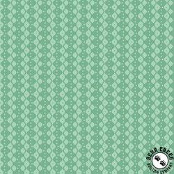 Benartex Spring Hill Farm Block Print Stripe Mint Benartex Spring Hill Farm Block Print Stripe Mint