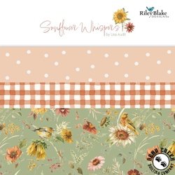 Sunflower Whispers Fat Quarter Bundle by Riley Blake Designs Sunflower Whispers Fat Quarter Bundle by Riley Blake Designs