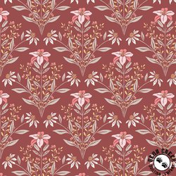 Cloud9 Fabrics Eventide Bouquet Burgundy