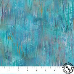 Northcott Tranquil Tides Texture Blue